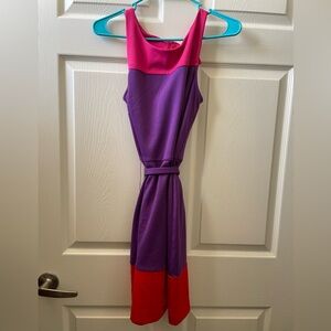 NWT Elle purple & red dress